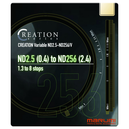 Marumi Creation Video Vari-ND 2.5-256 filtr neutralnie szary 82mm